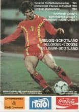 Belgium v Scotland 15-Dec-1982