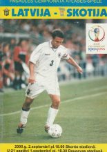 Latvia v Scotland 02-Sep-2000