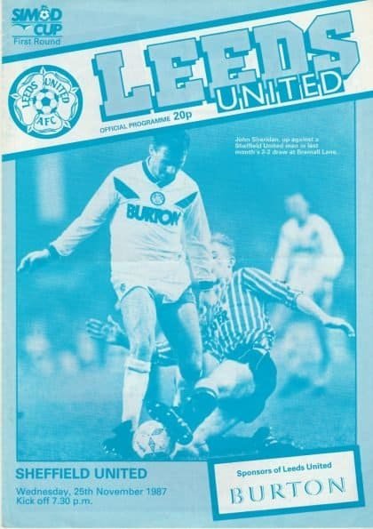 Leeds United v Sheffield United 25-Nov-1987