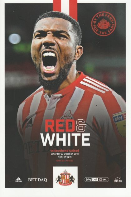 Sunderland v Southend United  27-Oct-2018