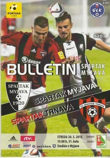 Spartak Myjava v Spartak Trnava   20-May-2015