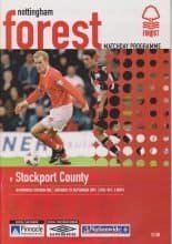 Nottingham Forest v Stockport County 29-Sep-2001