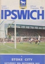 Ipswich Town v Stoke City 16-Sep-1972