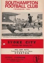 Southampton v Stoke City   30-Jan-1971