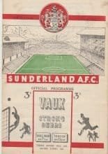 Sunderland v Swansea Town  23-Feb-1955