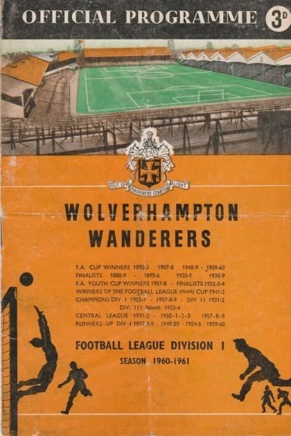 Wolverhampton Wanderers v Tiflis Dynamo   10-Nov-1960