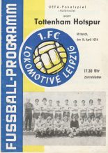 1FC Lokomotive Leipzig v Tottenham Hotspur   10-Apr-1974