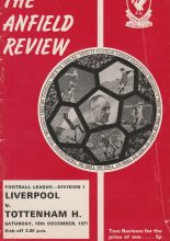 Liverpool v Tottenham Hotspur  18-Dec-1971