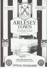 Arlesey Town v Tottenham Hotspur  01-Aug-1994