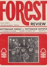 Nottingham Forest v Tottenham Hotspur 04-Jan-1975