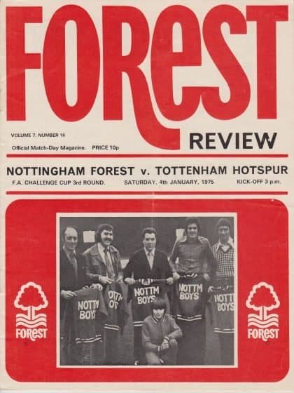 Nottingham Forest v Tottenham Hotspur 04-Jan-1975