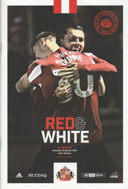 Sunderland v Walsall  16-Mar-2019