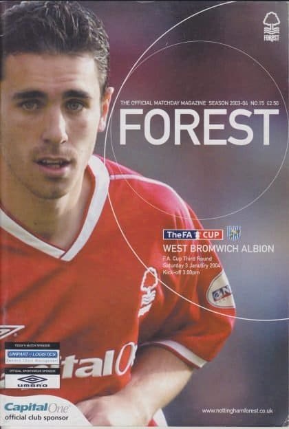 Nottingham Forest v West Bromwich Albion 03-Jan-2004