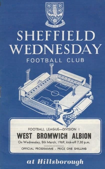 Sheffield Wednesday v West Bromwich Albion  05-Mar-1969