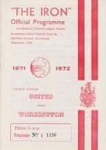 Scunthorpe United v Workington  13-Nov-1971