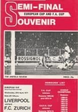 Liverpool v FC Zurich 20-Apr-1977