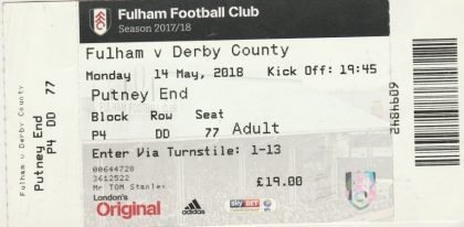 Fulham v Derby County 14-May-2018