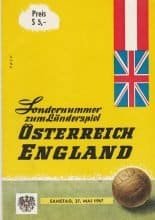 Austria v England 27-May-1967