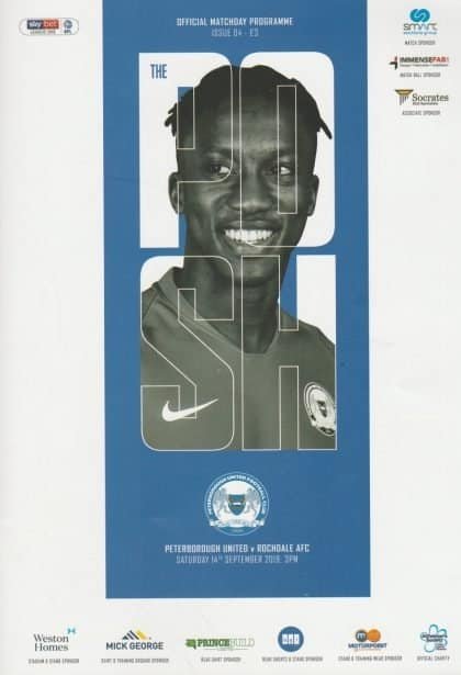 Peterborough United v Rochdale  14-Sep-2019