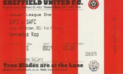 Sheffield United v Sheffield Wednesday 16-Oct-2011