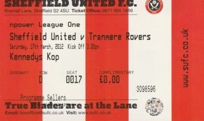 Sheffield United v Tranmere Rovers  17-Mar-2012