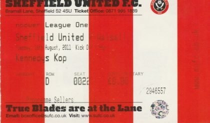 Sheffield United v Walsall 16-Aug-2011