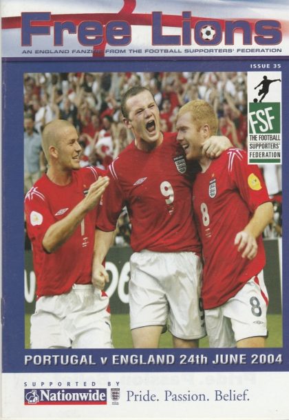 Free Lions no35  Portugal v England 24-Jun-2004