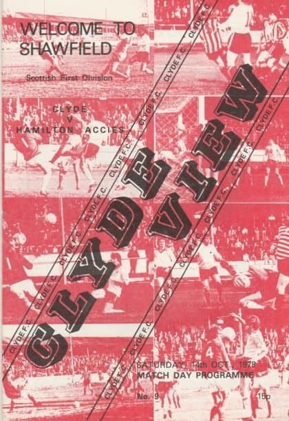 Clyde v Hamilton Academicals 14-Oct-1978