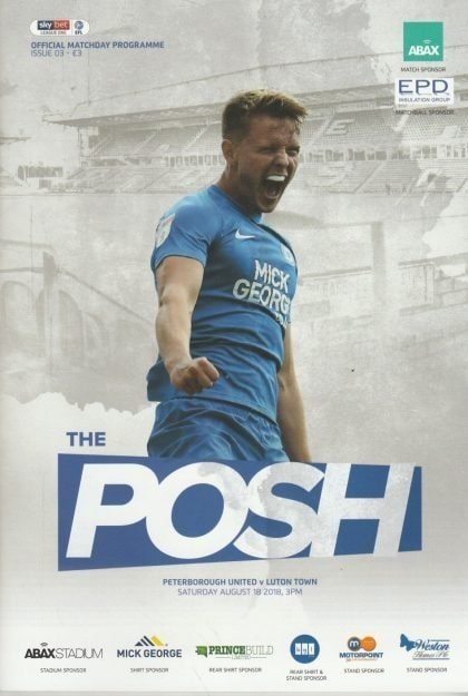 Peterborough United v Luton Town   18-Aug-2018