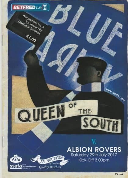 Queen of the South v Albion Rovers 29-Jul-2017