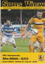 Dumbarton v Alloa Athletic  23-Nov-2013