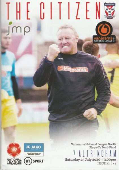 York City v Altrincham 23-Jul-2020