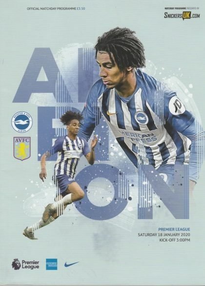 Brighton & Hove Albion v Aston Villa  18-Jan-2020