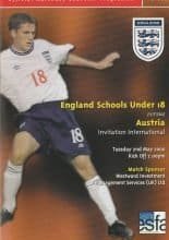 England u18 v Austria u18 02-May-2000