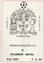 Fisher Athletic  v Aylesbury United  07-Mar-1987
