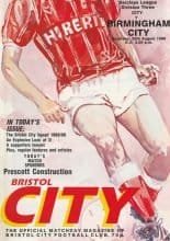 Bristol City v Birmingham City 26-Aug-1989