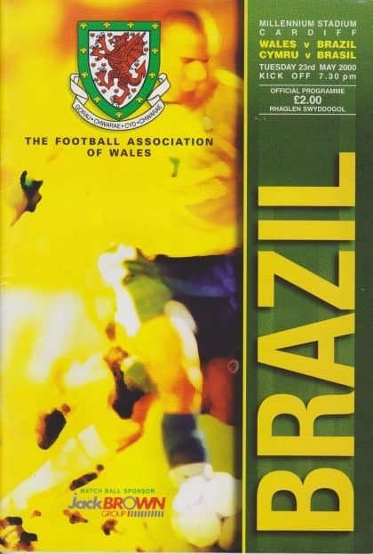 Wales v Brazil 23-May-2000