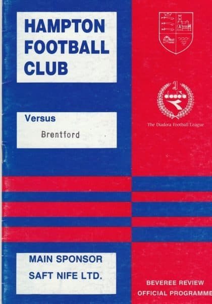 Hampton v Brentford   25-Jul-1994