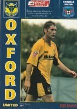 Oxford United v Carlisle United  07-Oct-2005