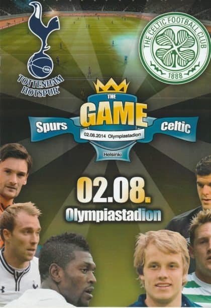 Tottenham Hotspur v Glasgow Celtic 02-Aug-2014