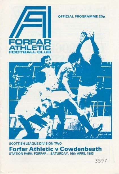 Forfar Athletic v Cowdenbeath 16-Apr-1983