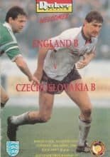 England B v Czechoslovakia B  24-Apr-1990