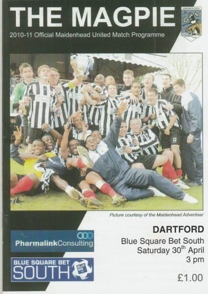 Maidenhead United v Dartford 30-Apr-2011
