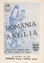 Romania v England  06-Nov-1968