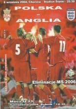 Poland v England 08-Sep-2004