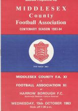 Middlesex County FA XI  v FA XI    19-Oct-1983