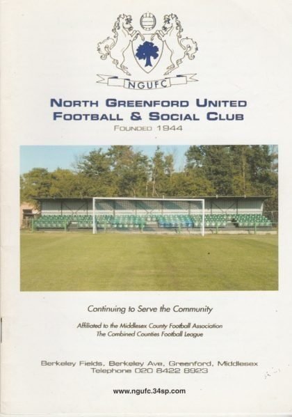 North Greenford United v Godalming Town  06-Sep-2006