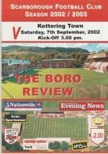 Scarborough v Kettering Town  07-Sep-2002
