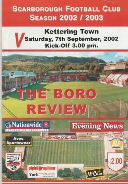 Scarborough v Kettering Town  07-Sep-2002