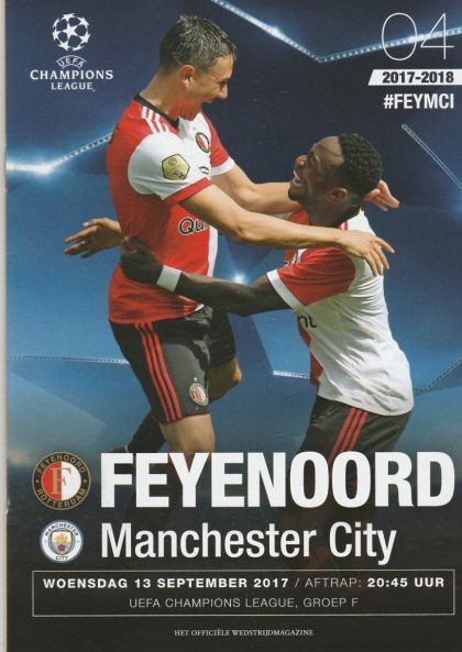 Feyenoord v Manchester City  13-Sep-2017